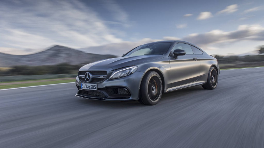 Mercedes-AMG C 63 S Coupe; Fahrvorstellung Malaga 2015; selenit