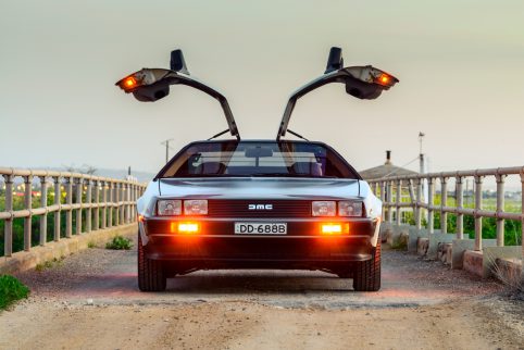 DeLorean Suicide Doors Open