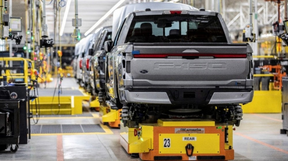 Ford F-150 Lightning EV production plant