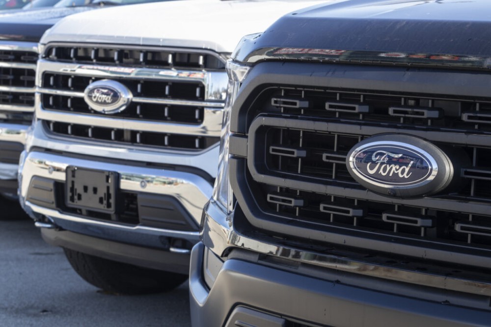 Ford F-Series Trucks Display. 