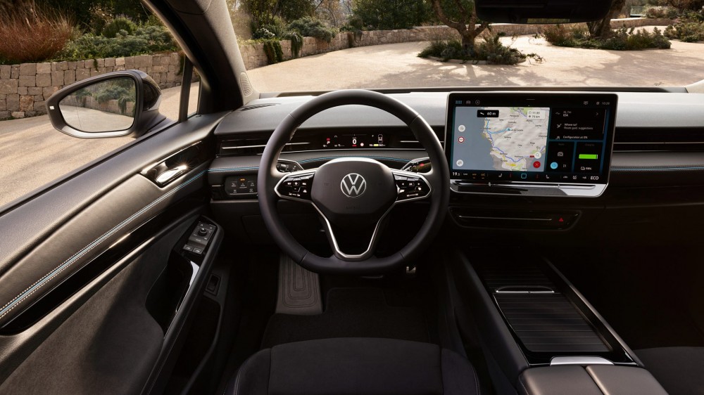 VW ID.7 electric vehicle interior.