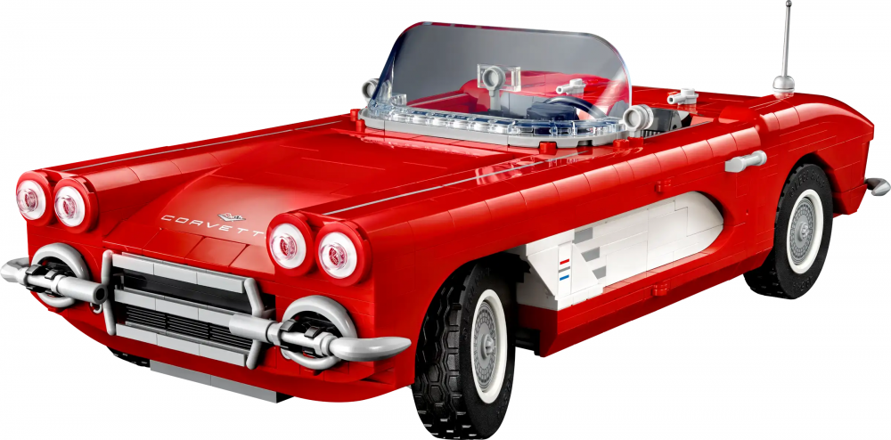 Front view of LEGO 1961 Corvette.