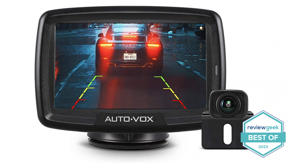 AutoVox CS2 Wireless Backup Camera on a white background.